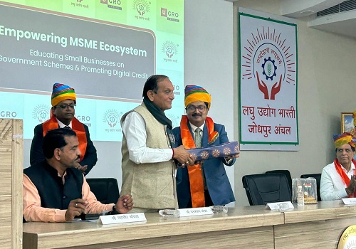 U GRO Capital and Laghu Udyog Bharati to Empower Rajasthan`s MSMEs